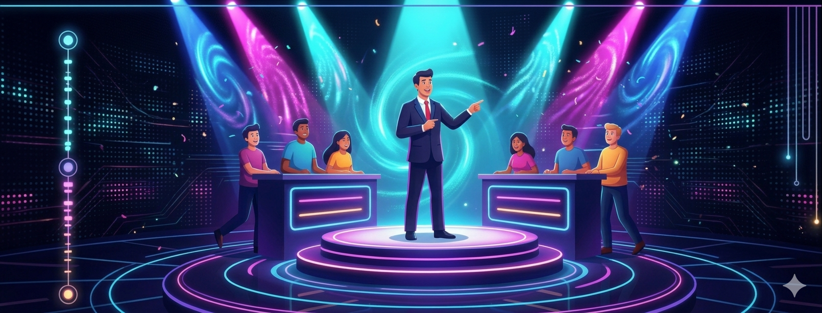 Quiz Show Live Stream Frame